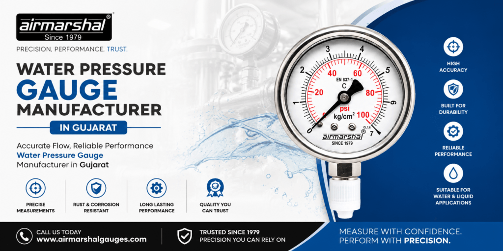 Water Pressure Gauge Manufacturer in Gujarat