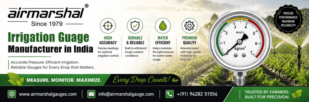 Irrigation Guage Manufacturer in India