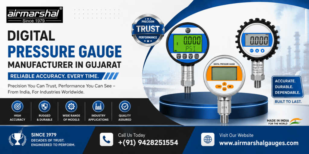 Digital Pressure Gauge Manufacturer in Gujarat