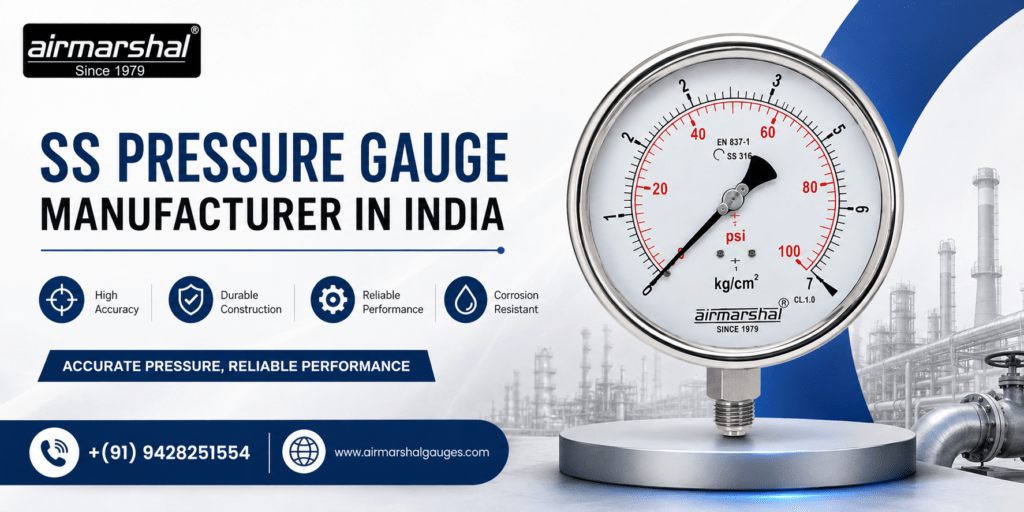 SS Pressure Gauge Manufacturer in India